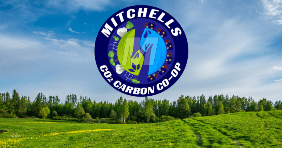 Mitchells Carbon Co-Op against field background